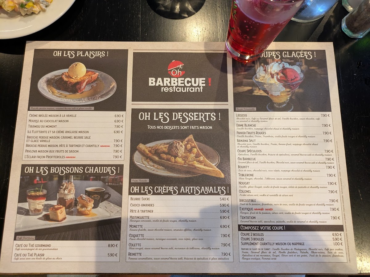 Menu - Oh Barbecue! photo 1